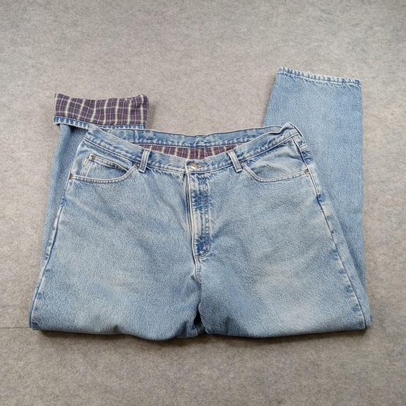 L.L. Bean Other - L.L. Bean Jeans Mens 40x31 Classic Work Fleece Lined Insulated Denim Pants